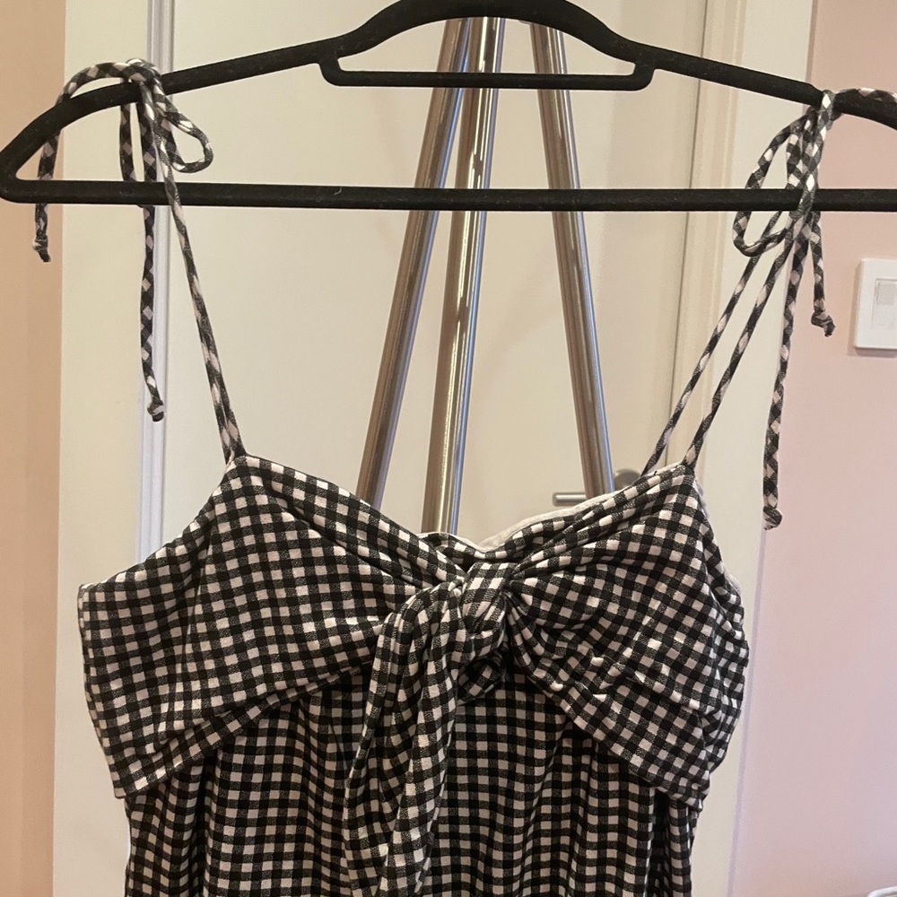 Plaid summer dress